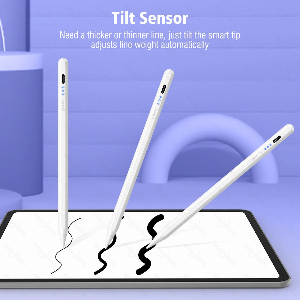 Stylus Pencil with Palm Rejection & Tilt Sensor for iPad