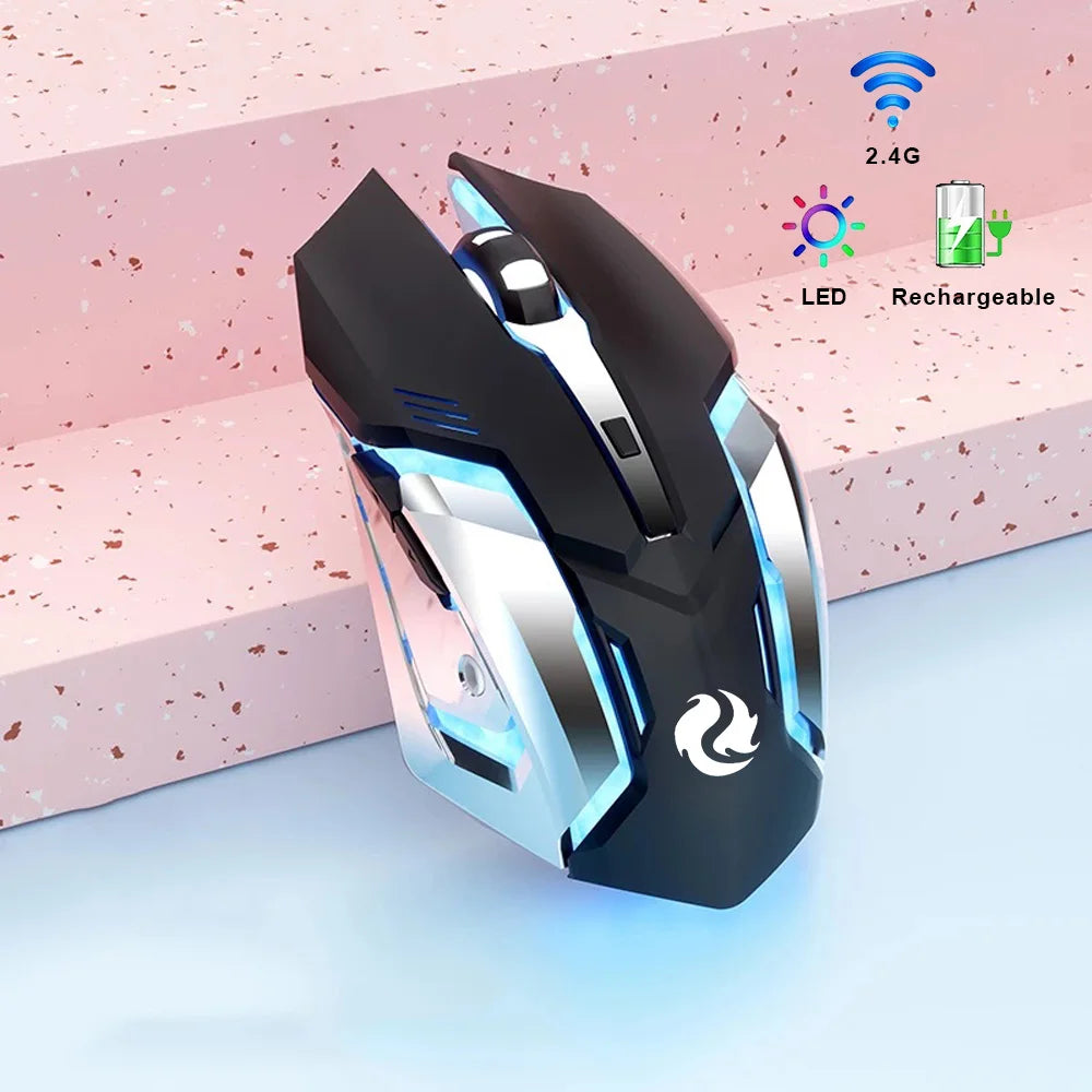 Gaming Mouse Rechargeable 2.4G Goojodoq