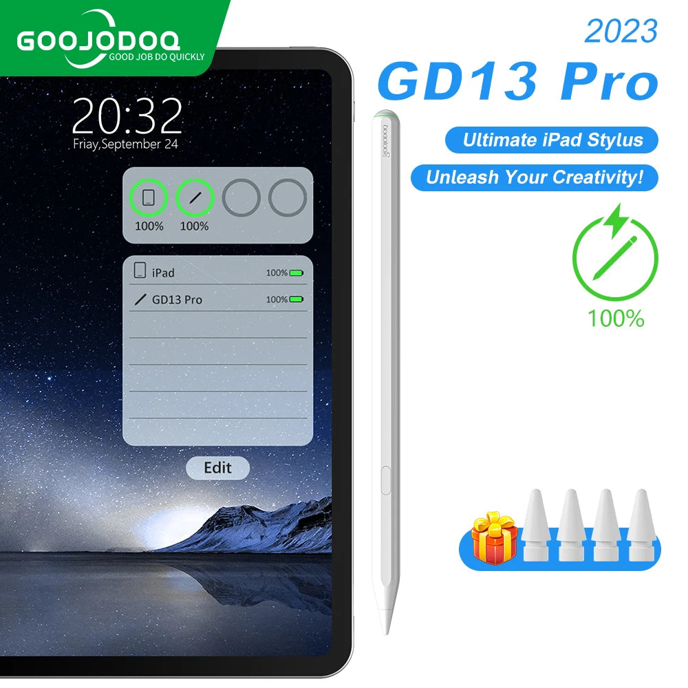 Stylus Pen GD13 Pro for iPad Goojodoq