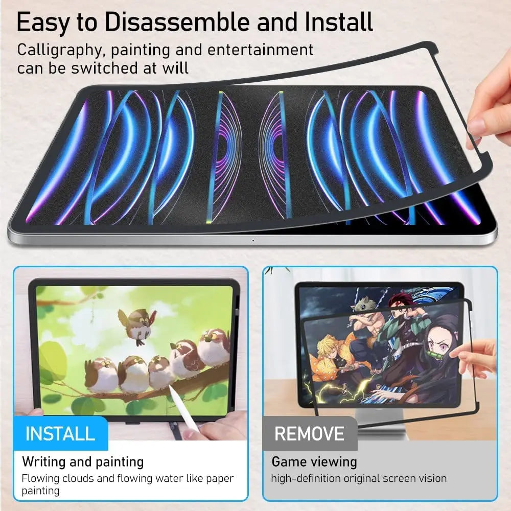 Screen Protector Film For iPad with Nano Vacuum Adsorption