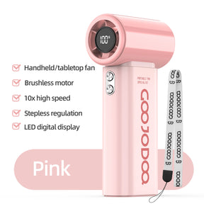 Pocket Fan High-speed 4000mAh with Lanyard