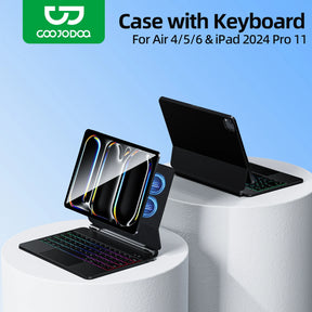 Case with Keyboard Case for iPad Goojodoq