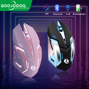 Gaming Mouse Rechargeable 2.4G Goojodoq